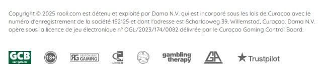 Rooli Casino licence